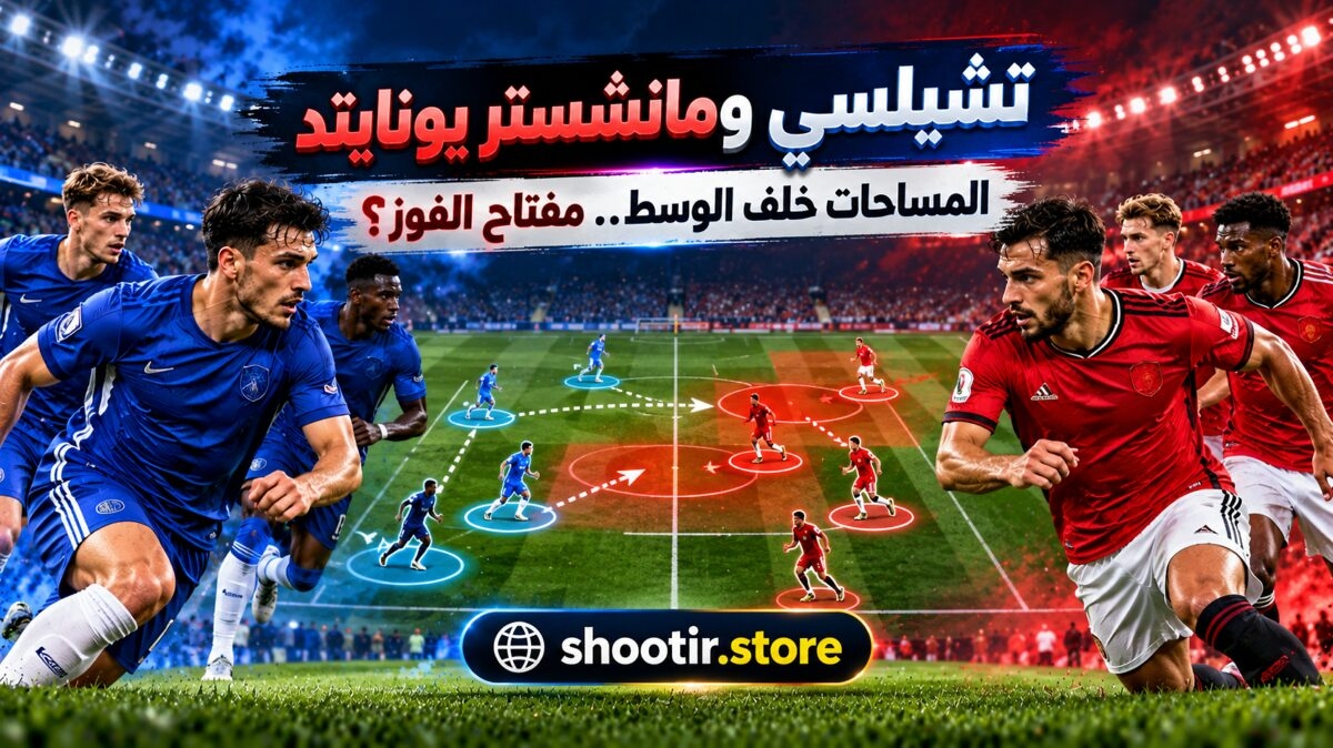 تشيلسي ومانشستر يونايتد: كيف تتحول المساحات خلف خط الوسط إلى مفتاح للفوز؟